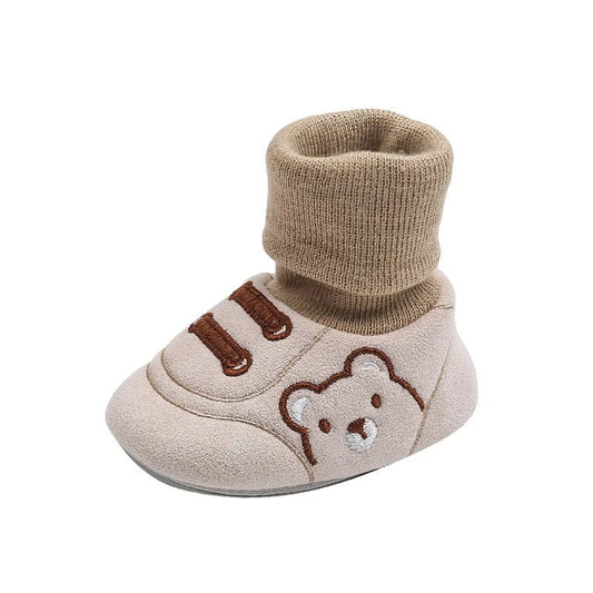 Babbie Bliss Baby Socks Shoes Infant Cute Cartoon Kids Boy Shoes Soft Rubber Sole Child Floor Sneaker Booties Toddler Girls First Walker